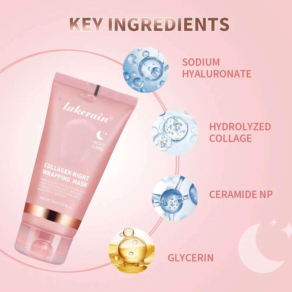 75ml Lakerain Collagen Peel-Off Mask Night Wrapping Mask