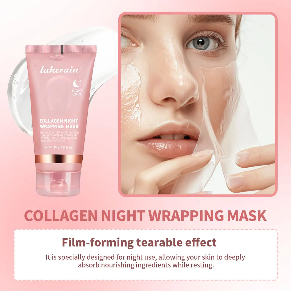 75ml Lakerain Collagen Peel-Off Mask Night Wrapping Mask